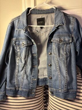 Jessica Simpson Light Blue Denim Jean Jacket
